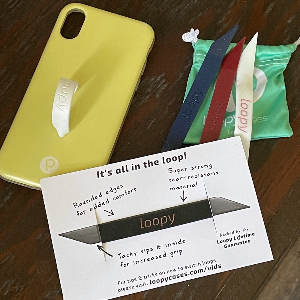 Loopy iPhone X case and straps